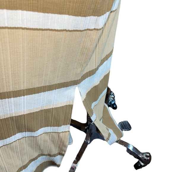 Girl And The Sun Women's Dress Size S Cream/Beige/Tan Maxi Pullover Cap Sleeve - Picture 5 of 10